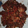 Cooksnap dari Dapur Ibu Habimfat untuk resep Dendeng Batokok Balado Merah