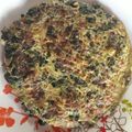 El cooksnap de Madeleine Ormeño Amel cuando hizo Tortilla espinaca y cebolla.