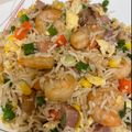 El cooksnap de Arlen cuando hizo Arroz frito cubano.