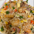 El cooksnap de Arlen cuando hizo Arroz frito cubano.