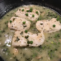 El cooksnap de Charles cuando hizo Filetes de merluza en salsa verde.