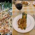 El cooksnap de Higinio Orsini cuando hizo Espárragos gratinados con cebolla.