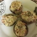 El cooksnap de Betty Be cuando hizo Champiñones rellenos de nata y bacon🍄.