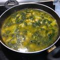 El cooksnap de sonia cuando hizo Espinacas frescas con garbanzos de bote.