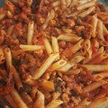 El cooksnap de Javier Fauro cuando hizo Macarrones al horno (versión vegetariana).
