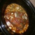 A.J. Bonner's cooksnap of when they made Slow Cooker Spanish Pork... Pernil P-lo Style.