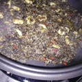El cooksnap de Bego cuando hizo Arroz negro con calamares.