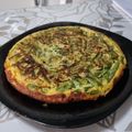 El cooksnap de angelalarriba cuando hizo Tortilla de judías verdes rellena de jamón.