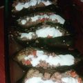 El cooksnap de Jath Cop cuando hizo Chiles poblanos rellenos y arroz con salsa poblana.