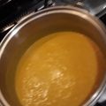 El cooksnap de Carla Daza cuando hizo Sopa de Calabaza.