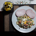 El cooksnap de Rocio Leal cuando hizo Ensalada rusa.