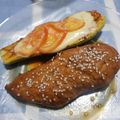 El cooksnap de Alejandra cuando hizo Pechugas de pollo con salsa de soja y batata.