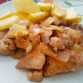 El cooksnap de Ana Escribano cuando hizo Cerdo con mostaza y manzanas caramelizadas.