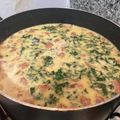 El cooksnap de Jorge Yañez cuando hizo Sopa Toscana Olive Garden.