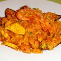 El cooksnap de carme castillo cuando hizo Arroz con verduras, marisco, pollo y mi toque.