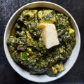 Sushmita Chakraborty's cooksnap of when they made পালং পনির (Palak Paneer recipe in Bengali).