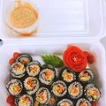 Cooksnap của Lâm Như khi họ làm theo món Cơm Cuộn Hàn Quốc (KimBap)