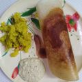 Buddhadev Reena's cooksnap of when they made હૈદરાબાદી ઢોસા (Hyderabadi Dosa Recipe In Gujarati).