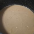 El cooksnap de Oli Sandoval cuando hizo Puré de papa con salsa gravy.