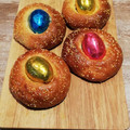 El cooksnap de Blanli Dorado cuando hizo Monas de Pascua.
