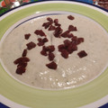 El cooksnap de Jesus Carranza cuando hizo Crema de Coliflor al Vino Blanco con Crujiente de Serrano.