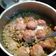 El cooksnap de Elena Villalba cuando hizo Albóndigas con guisantes.