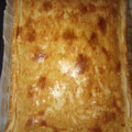 El cooksnap de Ana Rosa cuando hizo Empanada de queso y beicon.