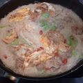 潘翠郁 的 蛋香絲瓜麵線 cooksnap