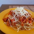 László Ildikó Cooksnap-ja, amikor elkészítette a(z) Bolognai spagetti receptet.