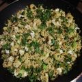 Gyogyaszati Segedeszkoz Cooksnap-ja, amikor elkészítette a(z) Cukkinis fetás kuszkusz receptet.