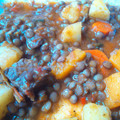 El cooksnap de Cecilia Herrera cuando hizo Guiso de lentejas con verduras y carne.