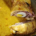 El cooksnap de clareta cuando hizo Pollo relleno para Navidad.