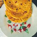 Rafiqua Shama का कुकस्नैप जब उन्होंने आलू का पराठा, टमाटर की मीठी और हरी चटनी(Aloo ka paratha tamatar बनाया था।