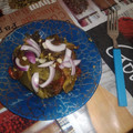 El cooksnap de Sandra cuando hizo Ensalada malagueña de pimientos asados -en airfryer-.