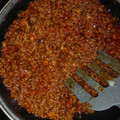El cooksnap de Jhon Lopez cuando hizo Pasta a la boloñesa.