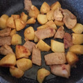 El cooksnap de Juan Carlos Cejudo de las Heras cuando hizo Filetes de jamón al ajillo y patatas salteadas con curry.
