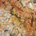 El cooksnap de alejandra cuando hizo Arroz con mejillones.