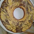 El cooksnap de MelanieW cuando hizo Bizcochuelo de naranja marmolado con chocolate.