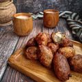 Cooksnap AeJaa 📸 semasa beliau membuat Cekodok pisang.