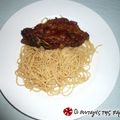Cooksnap από dcroula στη συνταγή Κρασάτες μπριζόλες με ζυμαρικά