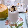 Cooksnap Mahadiah semasa beliau membuat Coconut Shake.