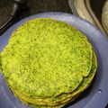 El cooksnap de María Eugenia Aizcorbe cuando hizo Panqueques de espinaca.