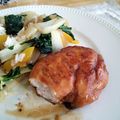 Rosslyn 's cooksnap of when they made low calorie maple glazed chicken breast.