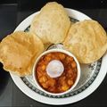 Dipal Parmar's cooksnap of when they made છોલે ભટુરે(chole bhutre recipe in gujarati).