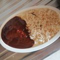 El cooksnap de Manuel Lopez cuando hizo Mole Oaxaqueño con pollo y tortillas de maíz hechas a mano.