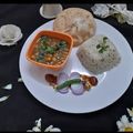Dipti Mehrotra's cooksnap of when they made Kulcha Bread with Chole.