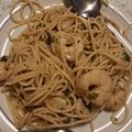 Deseree Henderson's cooksnap of when they made Shrimp Scampi.