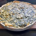 El cooksnap de Teresita Felíz cuando hizo Quiche de espinaca y pollo.