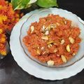 Aruna Thapar's cooksnap of when they made Winter Spoon Gajar halwa.