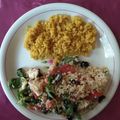 El cooksnap de Alicia García cuando hizo Bolitas de lentejas rojas con ensalada verde y espelta enriquecida en Agua de mar💦🍽.